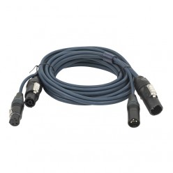DAP FP133 FP-13 Hybrid Cable - powerCON TRUE1 & 3-pin XLR -  DMX / Power